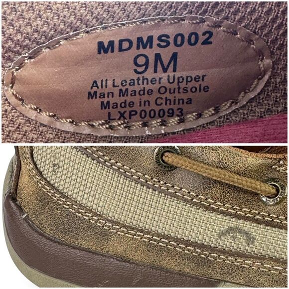 Twisted X Slip On Driving Moc Loafer Casual Bomber Brown Tan Leather Men’s 9 M - Picture 7 of 14